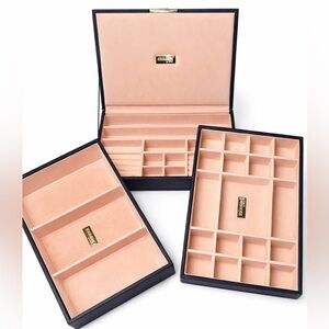 Wolf Stackables 3 Pc Jewelry Box Set Rare